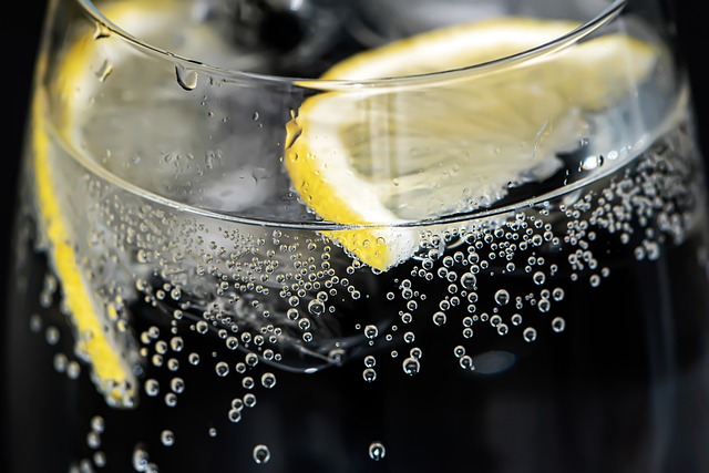 Lemon in drink